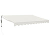Toldo vidaxx extensible eléctricamente 3,5x2,5 m color crema