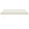 Toldo vidaxx extensible eléctricamente 3,5x2,5 m color crema