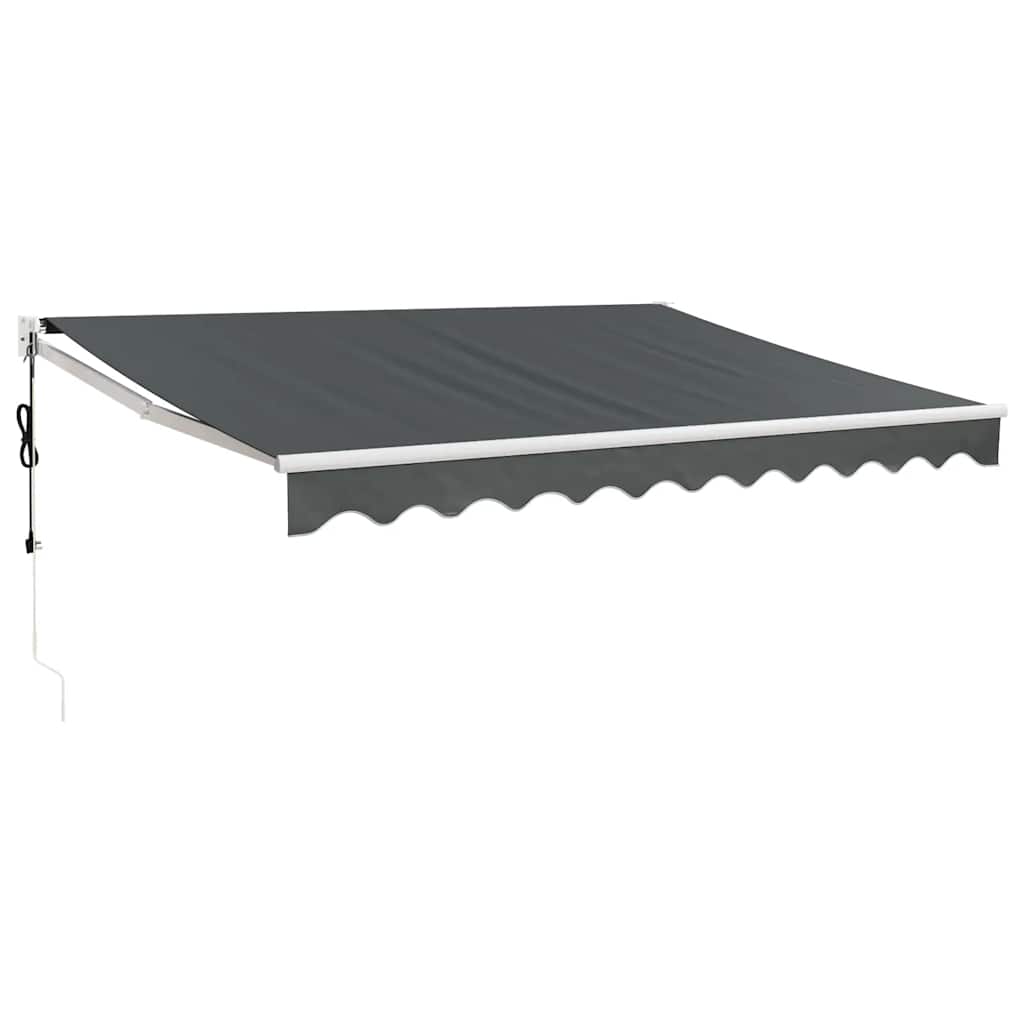 Tenda da sole Vidaxx estensibile elettricamente 3,5x2,5 m antracite