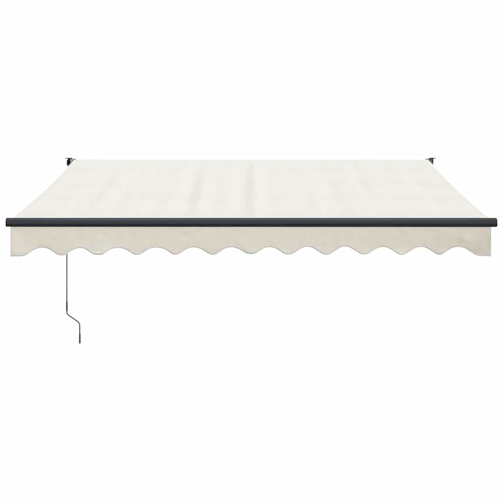 Toldo vidaxx extensible automáticamente 3x2,5 m color crema