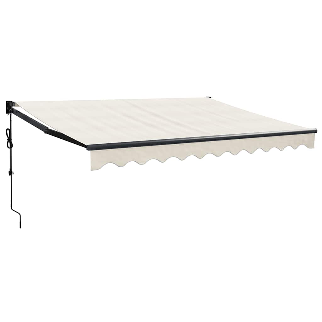 Tenda da sole Vidaxx estensibile elettricamente 3,5x2,5 m color crema