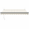 Tenda da sole Vidaxx estensibile elettricamente 3,5x2,5 m color crema