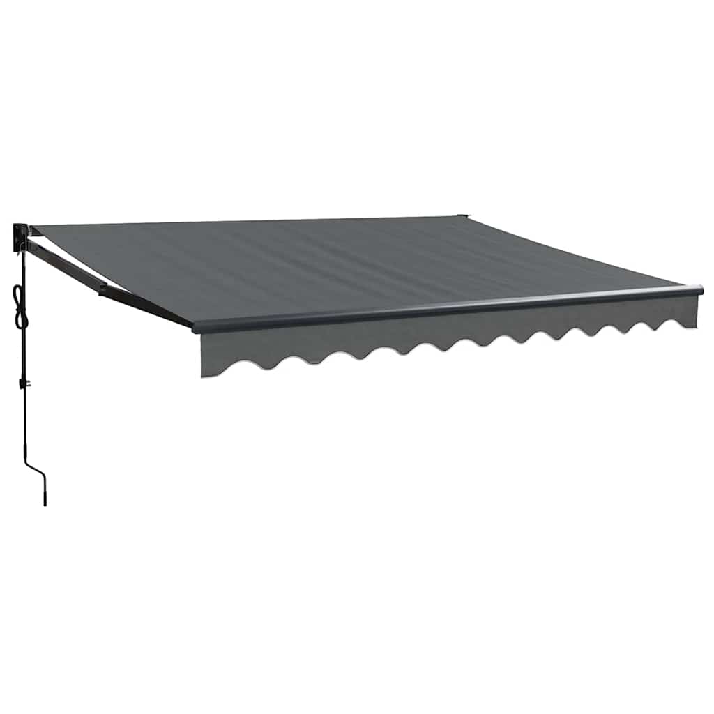 Toldo vidaxx extensible eléctricamente 3,5x2,5 m antracita