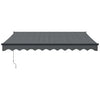 Toldo vidaxx extensible eléctricamente 3,5x2,5 m antracita