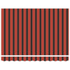 Toldo vidaxx extensible automáticamente 3,5x2,5 m naranja y marrón