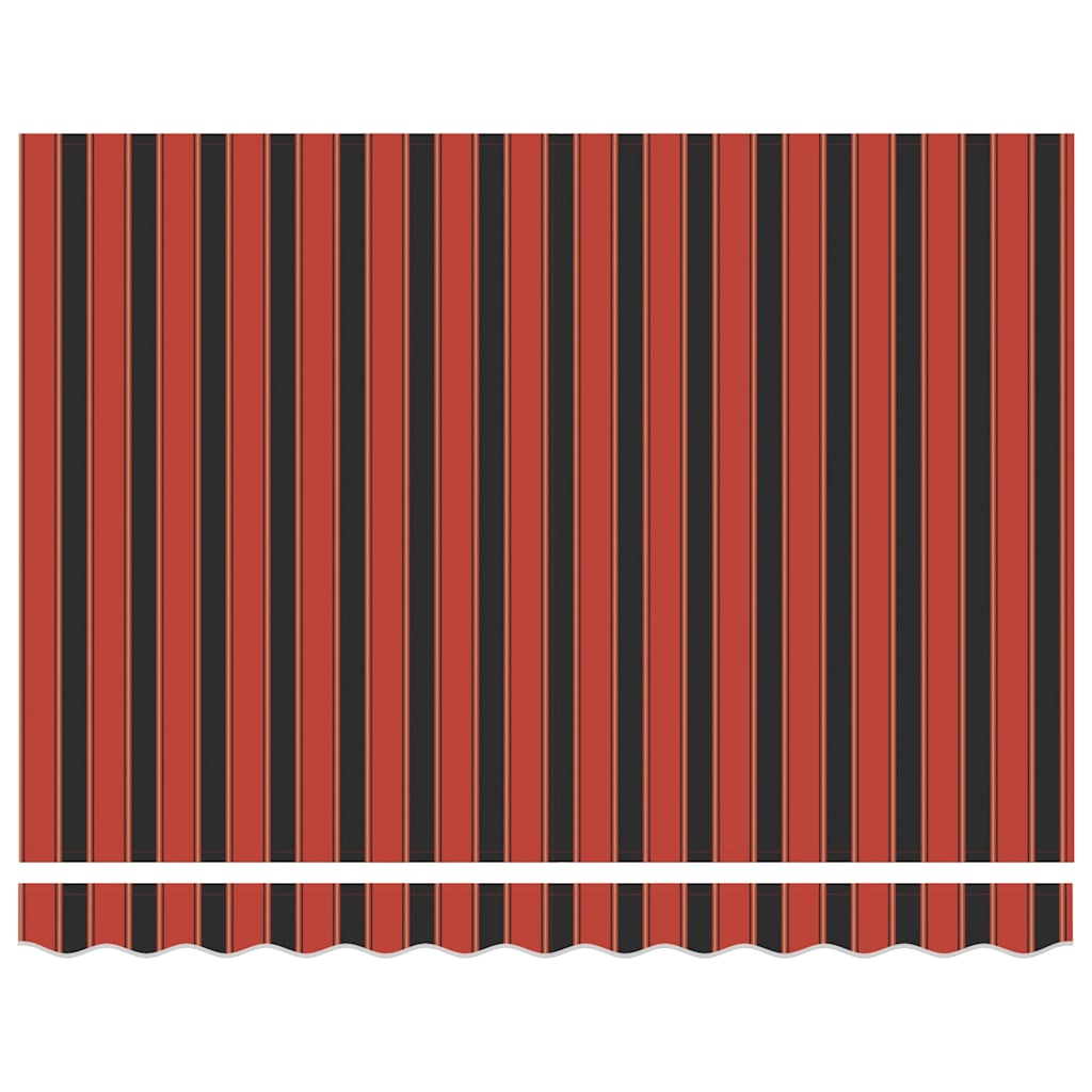 Toldo vidaxx extensible automáticamente 3,5x2,5 m naranja y marrón
