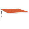 Vidaxl Luifel Extendible 3x2.5 m de polvo y aluminio naranja y marrón