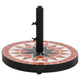 Vidaxl Parasol foot around 12 kg Terracotta White