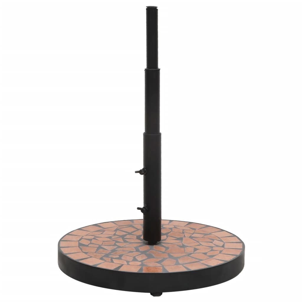 Vidaxl Parasol Foot alrededor de 12 kg de terracota -Coled