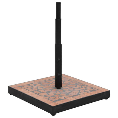 Vidaxl Parasol Foot Square 12 kg Terracotta colorato