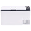 Vidaxl Cool Box con manico 18 l pp pe in bianco e nero