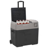 Vidaxl Cool Box con ruote e maniglia da 30 l polipropene nero e grigio