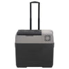 Vidaxl Cool Box con ruote e maniglia da 30 l polipropene nero e grigio