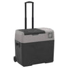 Vidaxl Cool Box con ruote e maniglia 40 l Polypropene nero e grigio