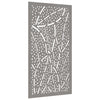Vidaxl Decorazione murale Design delle foglie da giardino 105x55 cm Cortenstaal