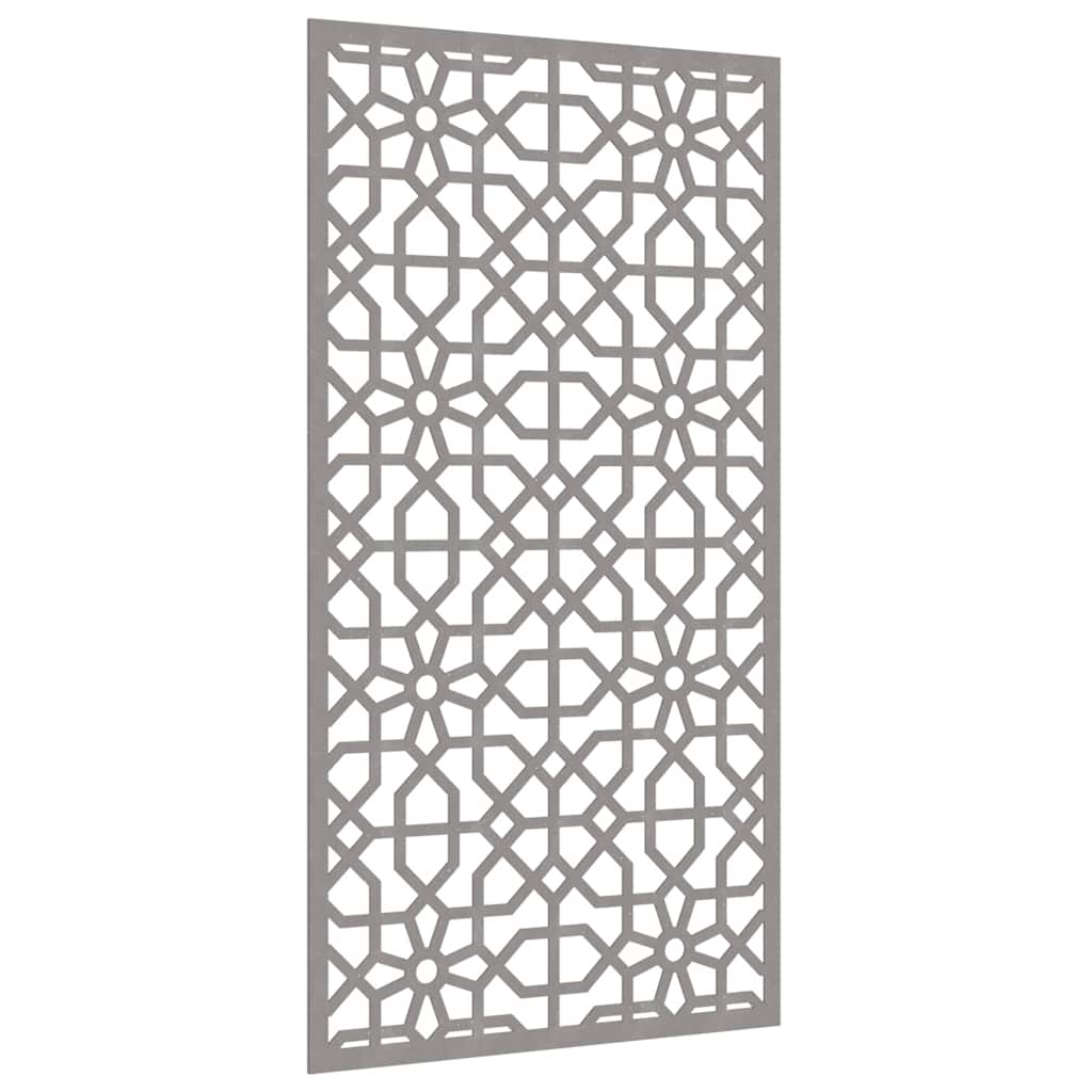 Vidaxxl decoración de pared jardín diseño morisco 105x55 cm acero corten