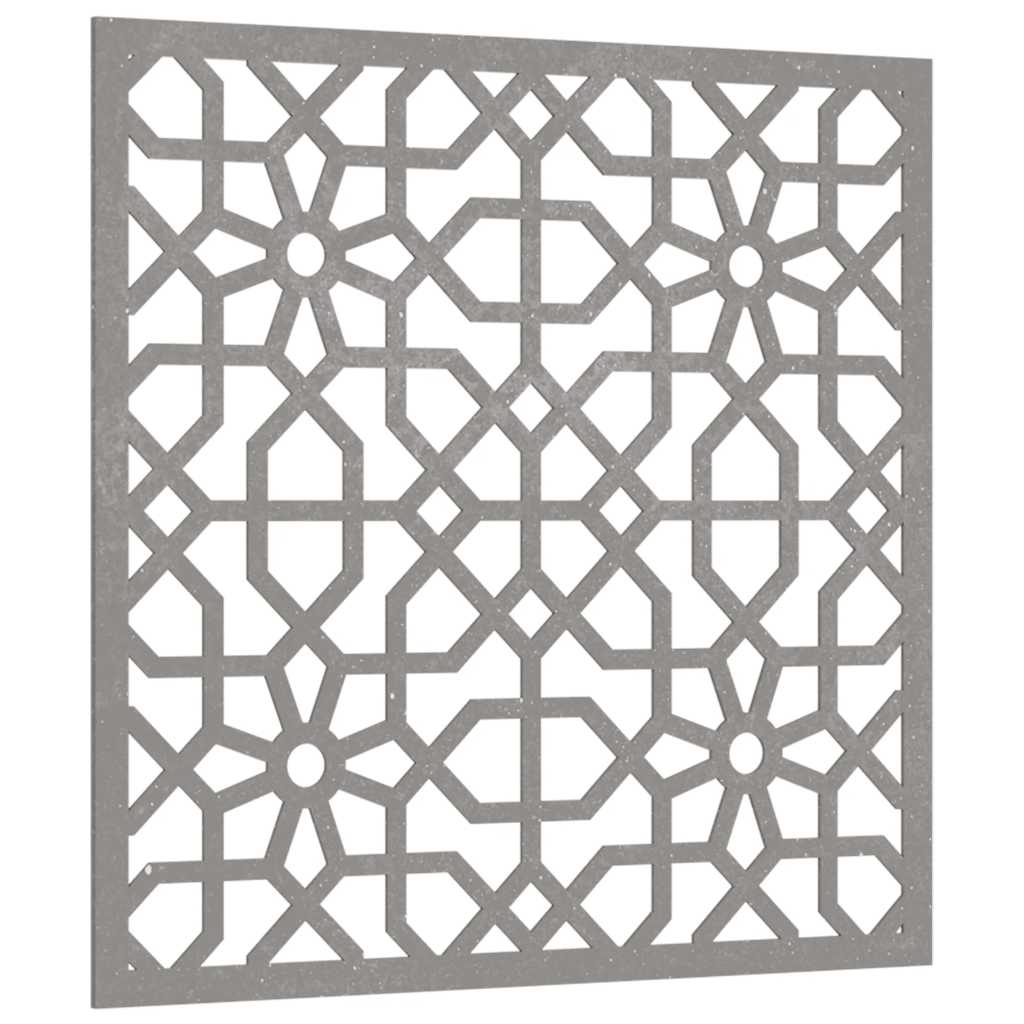 Vidaxl decorazione murale giardino moors design 55x55 cm cortenstaal
