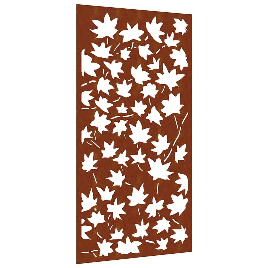 Vidaxl Decorazione murale giardino Esdoornlage Design 105x55 cm Cortenstaal