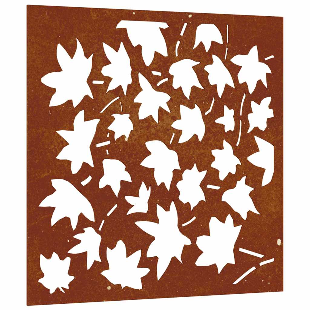 Vidaxl Decorazione da parete Giardino Esdounnowlad Design 55x55 cm Cortenstaal