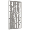 Diseño de bambú de la decoración de pared Vidaxl 105x55 cm Cortenstaal