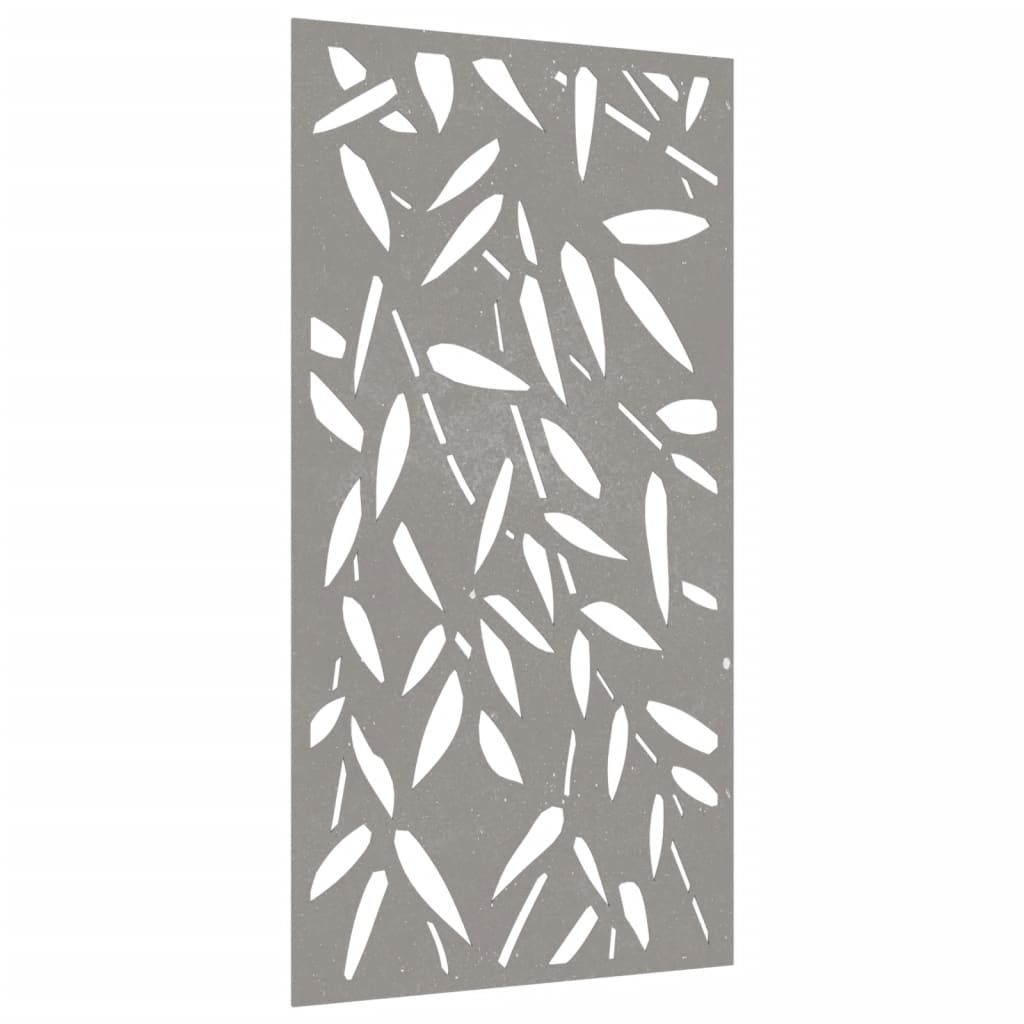 Vidaxl Decorazione da parete Giardino BAMO BOOL Design 105x55 cm Cortenstaal