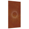 Vidaxl Decoración de pared Garden Sun Sports 105x55 cm Corten Steel