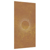 Vidaxl Decoración de pared Garden Sun Sports 105x55 cm Corten Steel