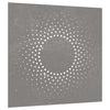 Vidaxl Decoración de la pared Garden Sun Sport 55x55 cm Cortenstaal