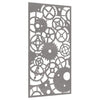 Diseño de engranajes de jardín de decoración de pared Vidaxl 105x55 cm Corten Steel