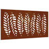 Vidaxl Decoración de paredes de jardín de hojas de jardín 105x55 cm Cortenstaal