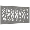 Vidaxl Decoración de paredes de jardín de hojas de jardín 105x55 cm Cortenstaal