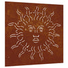 Vidaxl Decorazione da parete Garden Sun Sport 55x55 cm Cortenstaal
