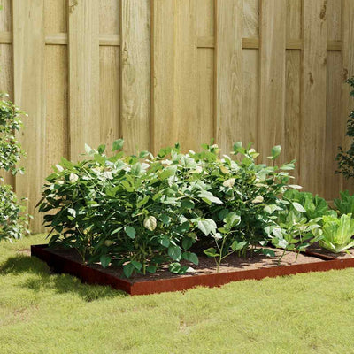 Vidaxl fioriera raccolta 100x100x18,5 cm Cortenstaal