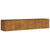 Vidaxl Planter elevado 200x40x40 cm Corten Steel