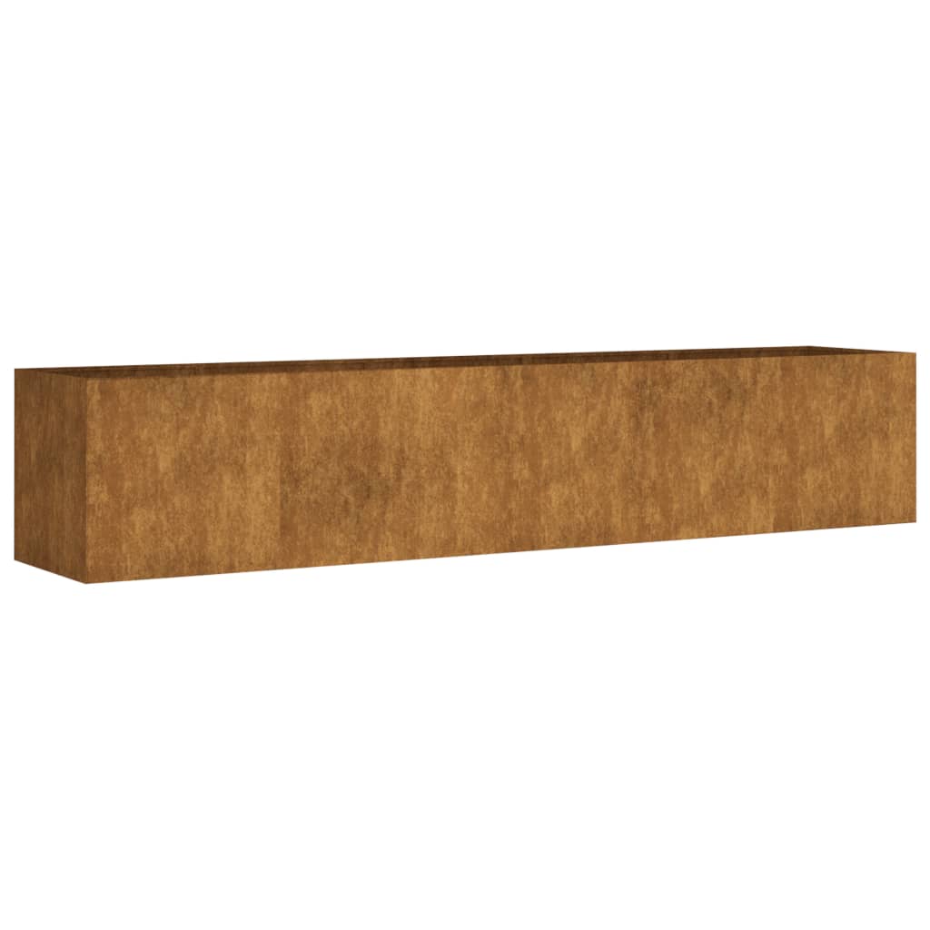 Vidaxl Planter elevado 200x40x40 cm Corten Steel