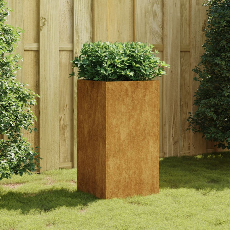 Vidaxl Planning Box 40x40x80 cm Corten Steel