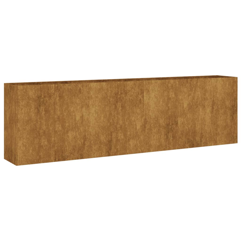 Vidaxl fioriera raccolta 280x40x80 cm Cortenstaal