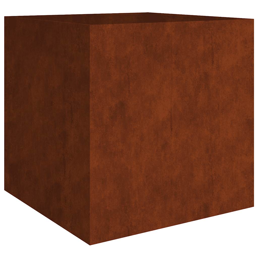 Vidaxl Planning Box 80x80x80 cm Corten Steel