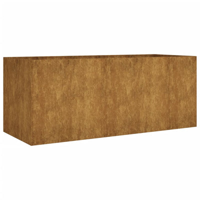 Vidaxl fioriera raccolta 200x80x80 cm acciaio corn