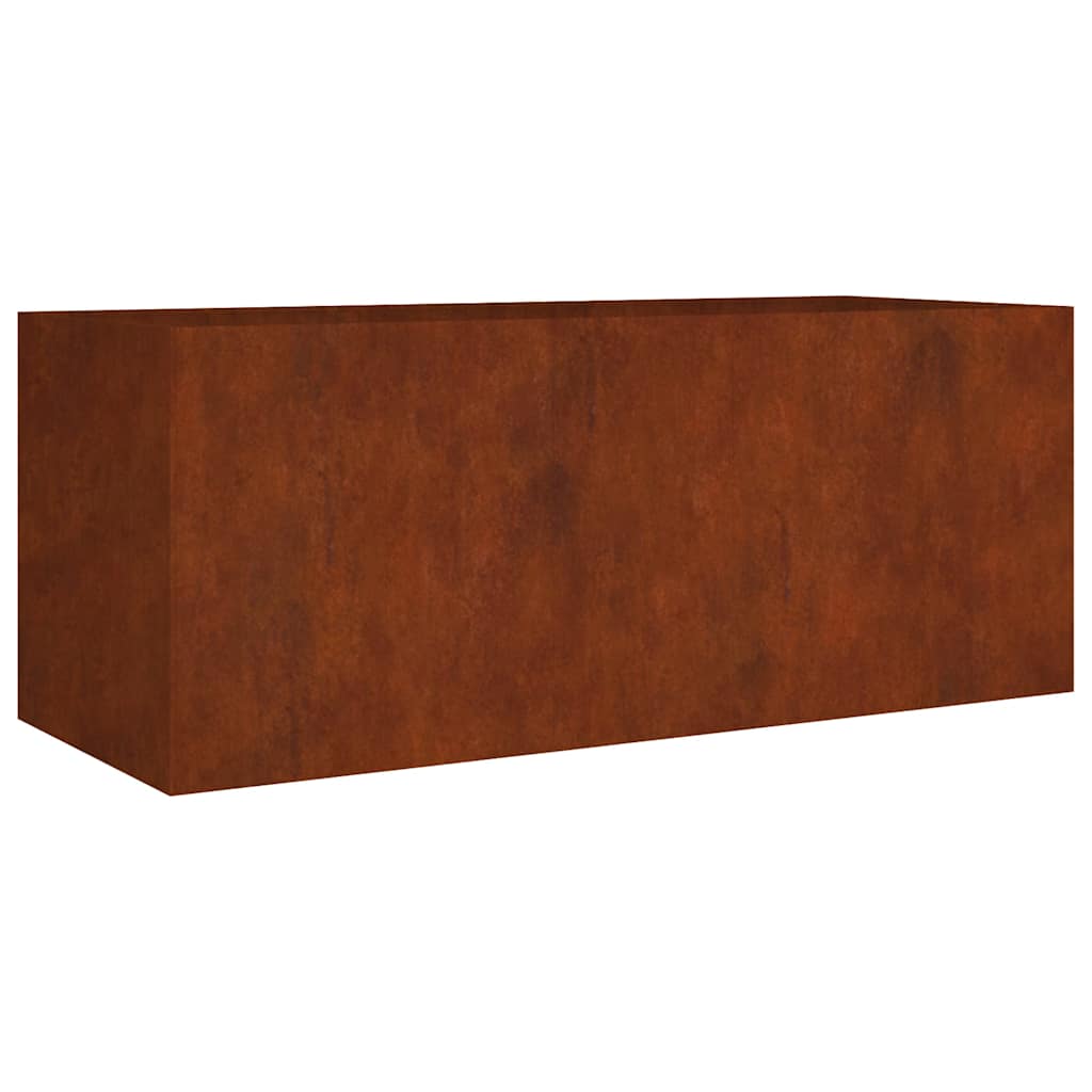 Vidaxl Planter elevado 200x80x80 cm Corten Steel