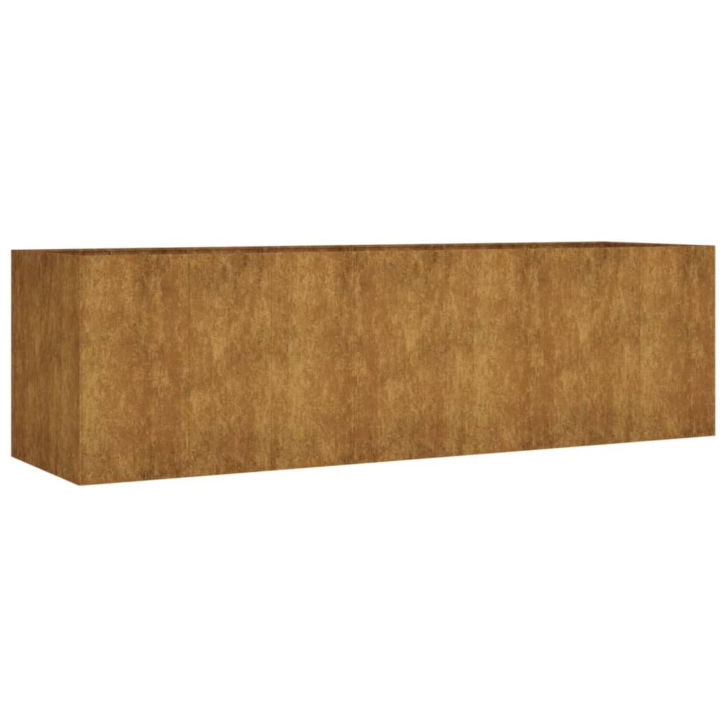 Vidaxl fioriera raccolta 280x80x80 cm Cortenstaal