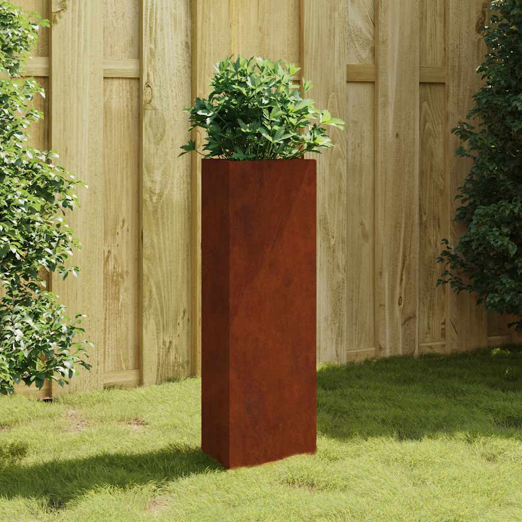 Vidaxl Planning Box 30x26x75 cm Cortenstaal