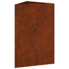 Casella di pianificazione Vidaxl 50x43x75 cm acciaio corten