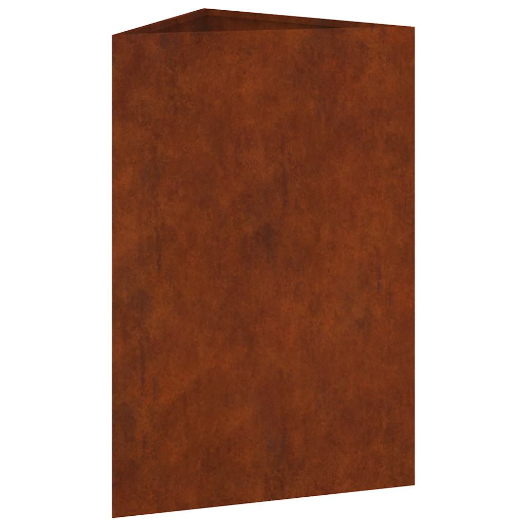 Vidaxl plantenbak 50x43x75 cm cortenstaal