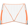 Vidaxl Baseball Net portatile 183x182x183cm in acciaio in acciaio arancione nero