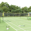 Vidaxl badmintonnet 600x155 cm PE tela amarillo y negro