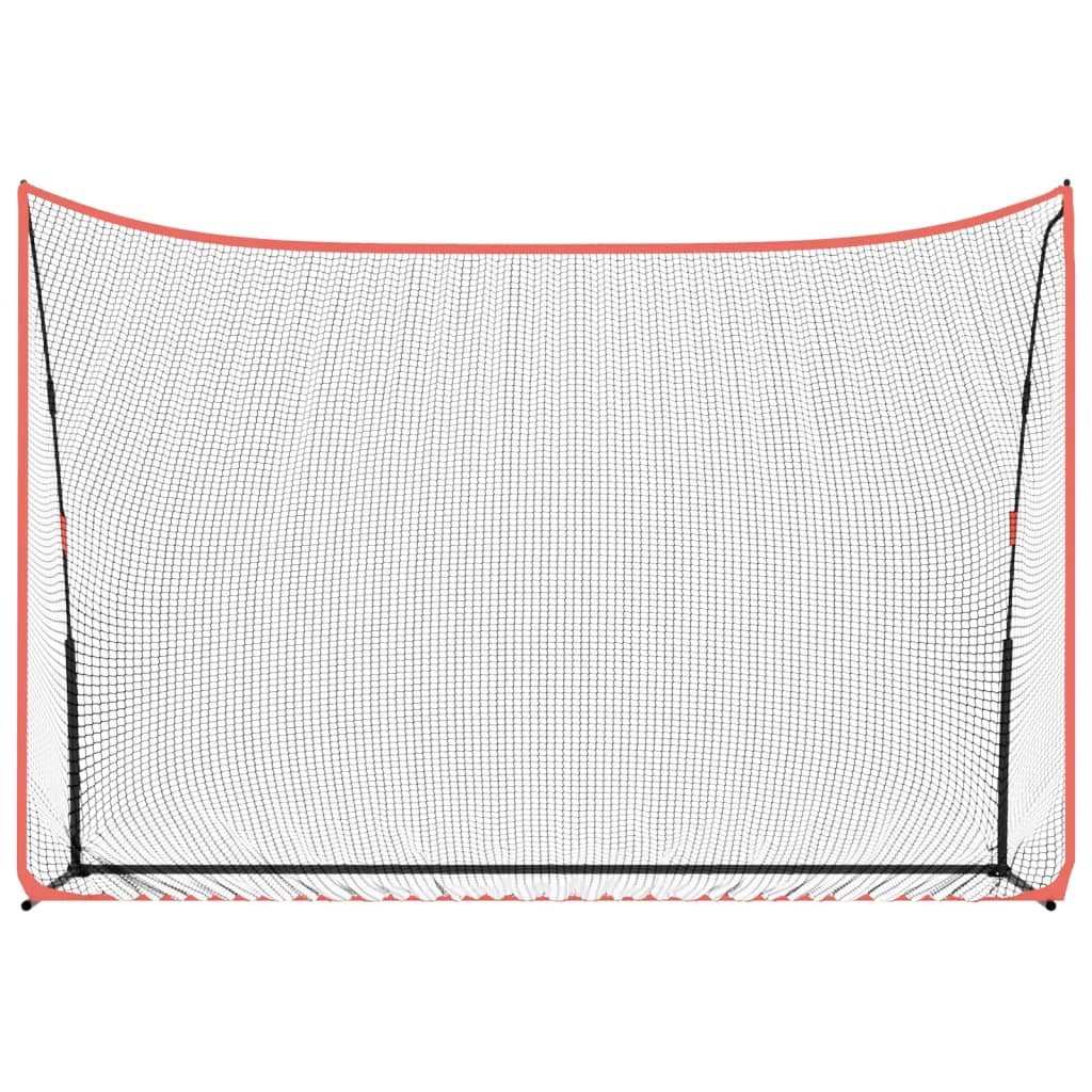 Vidaxl Golf Training Network 305x91x213 cm poliéster negro y rojo