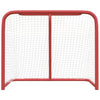 Vidaxl hockeydoel 183x71x122 cm polyester rood en wit