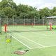 Vidaxl Tennisnet 600x100x87 cm poliestere nero e rosso