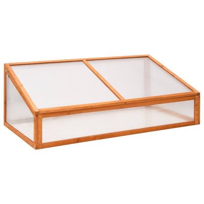 Vidaxl Greenhouse 110x58.5x39 cm Pine Orange